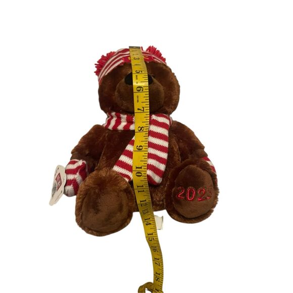 NWT NCAA USC Limited 2023 Mascot Factory Brown Stuffed Teddy Bear Beanie Scarf - Picture 12 of 13
